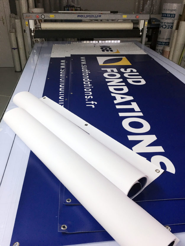 Réalisation de banderoles pour divers clients