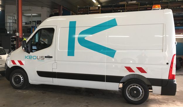 Covering de la flotte de véhicules KEOLIS