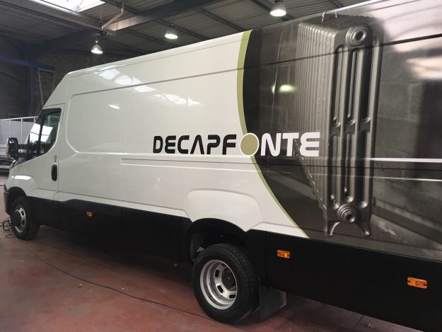 Covering complet d'un utilitaire pour Decapfonte