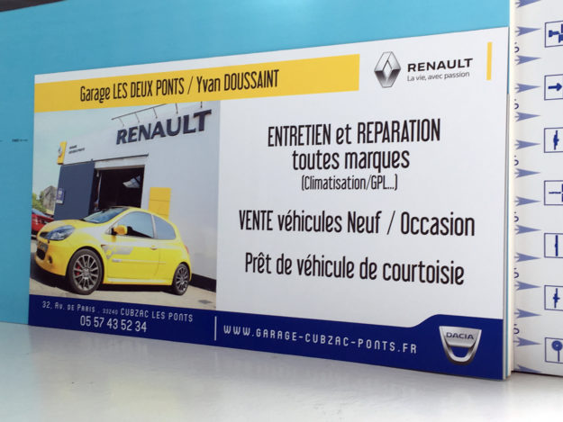 PANNEAU ALU - RENAULT