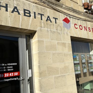 HABITAT CONSEIL - TARGON FACADE-LETTRES DECOUPEES