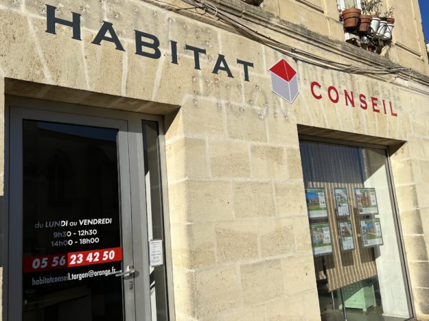 HABITAT CONSEIL - TARGON FACADE-LETTRES DECOUPEES