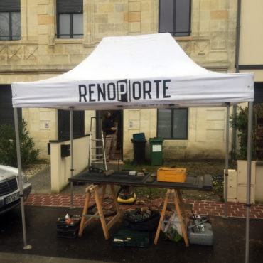 RENOPORTE-FLOCAGE MARQUAGE TRANSFERT BARNUM TENTE